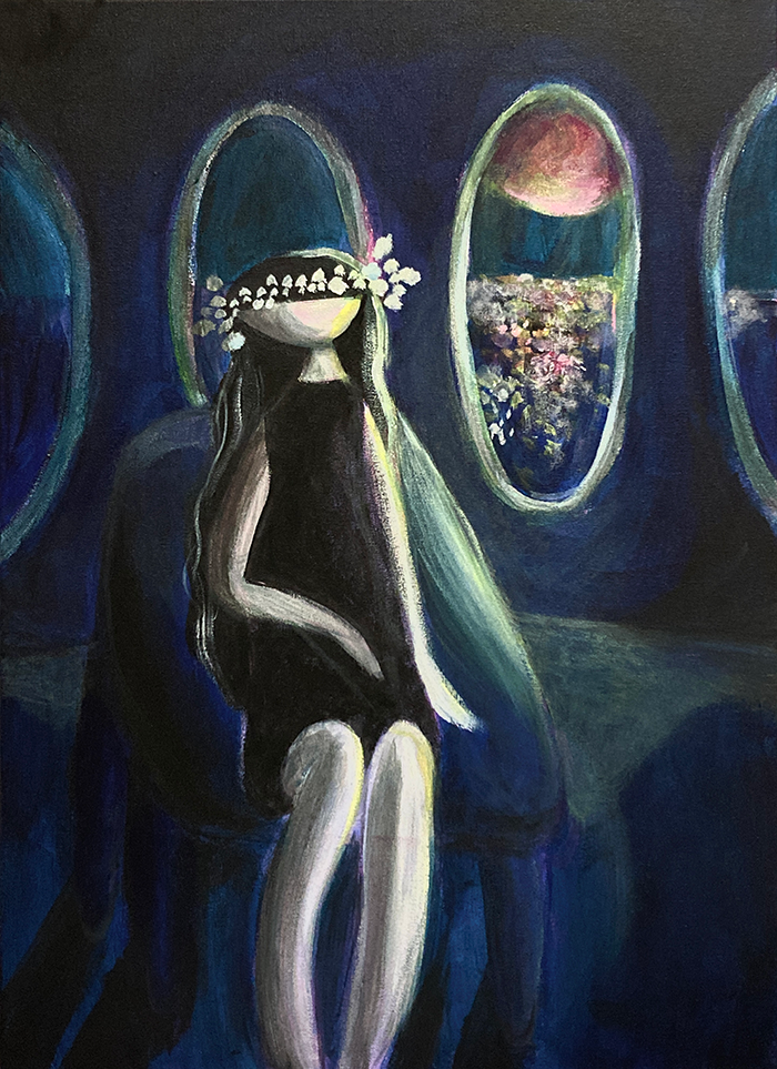 絵「どこへ帰るの」